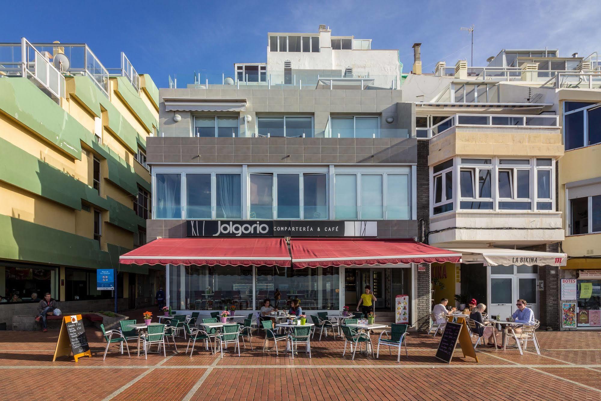 لاس بالماس دي غران كاناريا Living Las Canteras Homes - Beachfront Rooftop المظهر الخارجي الصورة