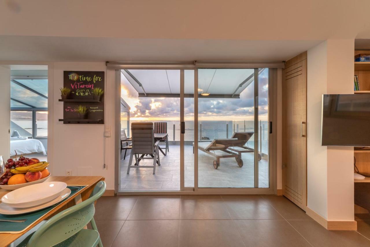 Living Las Canteras Homes - Beachfront Rooftop لاس بالماس دي غران كاناريا المظهر الخارجي الصورة